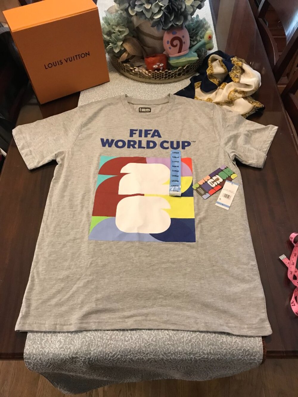 NWT Official Licensed FIFA World Cup 2026 Host Cities Gray Shirt Men's Large